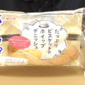 たっぷりビスケットのホイップデニッシュ(神戸屋)、こんもり増量クリーム！購買意欲を引き出してくれる菓子パン＾＾
