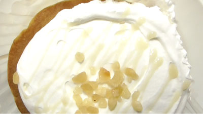 ココナッツミルククリームのパンケーキ3