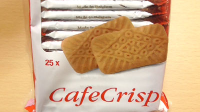 業務スーパー カフェクリスプ 25枚入 ベルギーの輸入菓子 ロータスビスケットを彷彿とさせる仕上がり