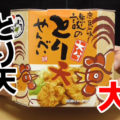 謎のとり天せんべい(宝物産)、大分県のソウルフード、鶏肉の天ぷらのお煎餅、大分県土産
