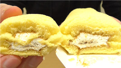 ロールちゃん-期間限定プリンクリーム味(山崎製パン)9