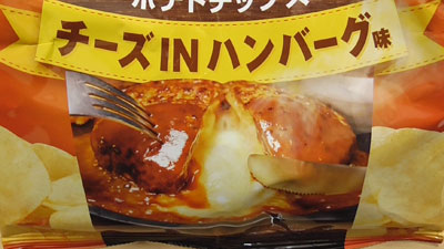 ガスト-ポテトチップス-チーズINハンバーグ味(山芳製菓株式会社)3